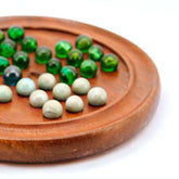 Buy Wooden Solitaire Brain Vita Game with Marbles for Kids 6 to 8 Year Old